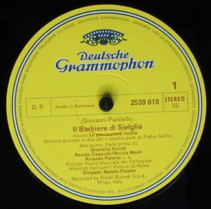 Deutsche Grammophon 2705 010 - Giovanni Paisiello, Graziella Sci - Image 6