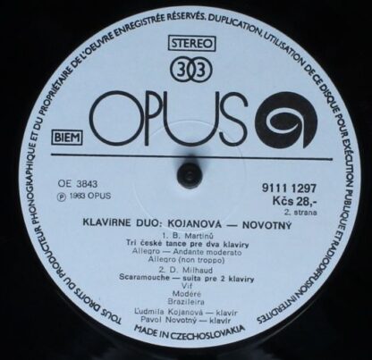 Opus 9111 1297 - Ľudmila Kojanová, Pavol Novotný (2) - Piano Due - Image 4
