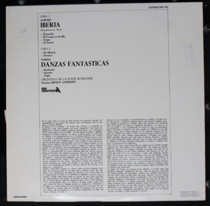 DECCA SDD 180 - Isaac Albéniz, Joaquín Turina, L'Orchestre De La - Image 2