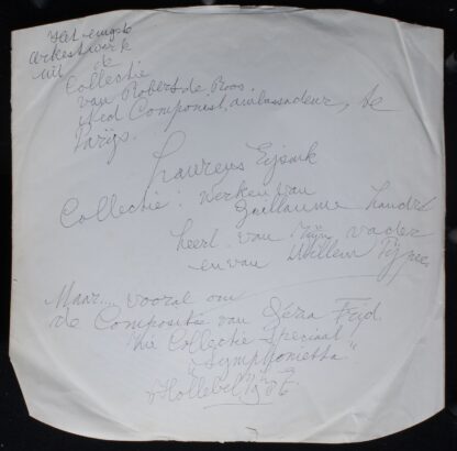 Donemus DAVS 6703 - Guillaume Landré, Robert de Roos, Jan Felder - Image 3