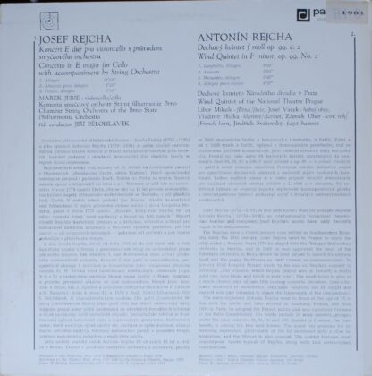 Panton 11 0635 - Josef Rejcha, Anton Reicha - Koncert E Dur Pro - Image 2