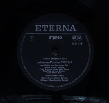 Eterna 8 27 018 - Johann Sebastian Bach, Arleen Auger, Heidi Rie - Image 3