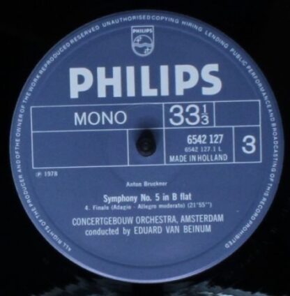 Philips 6768 023 - Eduard van Beinum, Concertgebouworkest - The - Image 8