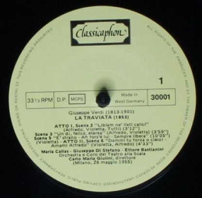 Classicaphon 30001 - Maria Callas - Portrait In Gold Vol: 2 - Image 3