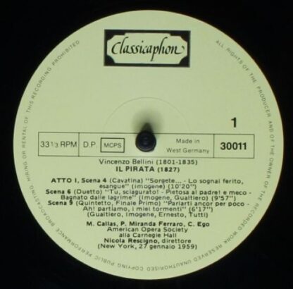 Classicaphon 30001 - Maria Callas - Portrait In Gold Vol: 2 - Image 11