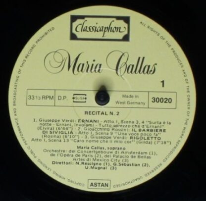 Classicaphon 30010, 30017, 30018, 30019, 30020 - Maria Callas - - Image 11