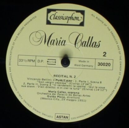 Classicaphon 30010, 30017, 30018, 30019, 30020 - Maria Callas - - Image 12