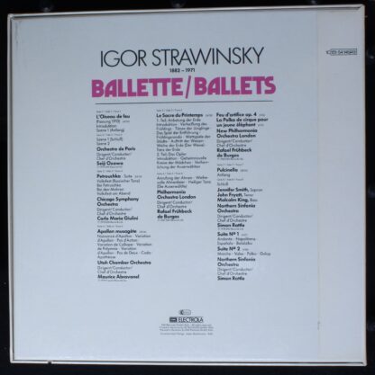 His Master's Voice 1C 151-54 146/49 - Igor Stravinsky - Ballette - Image 2
