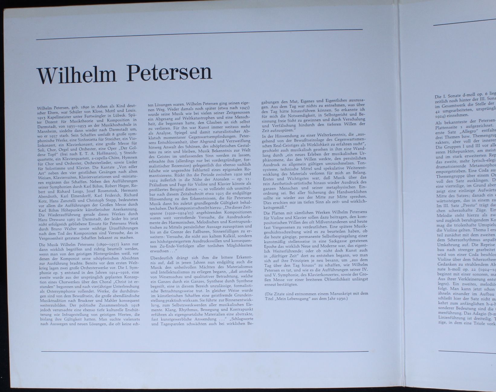 Da Camera Magna SM 93318-19 - Wilhelm Petersen, Helmut Mendius, - Image 3