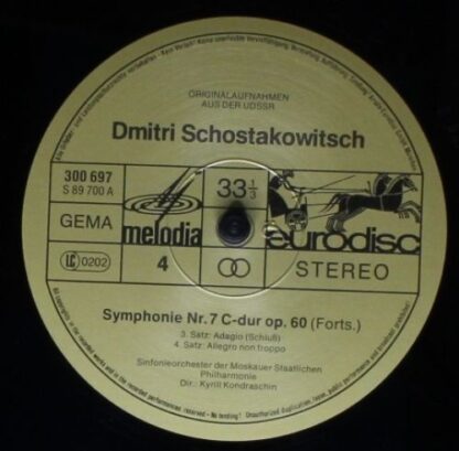 Ariola 300 699 - 435 - Dmitri Shostakovich, Kiril Kondrashin, Mo - Image 7