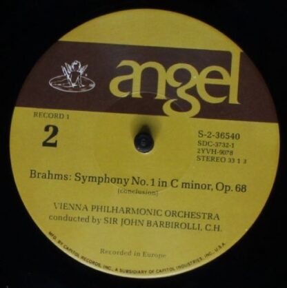 Angel Records SDC-3732 - Johannes Brahms, Sir John Barbirolli, W - Image 5