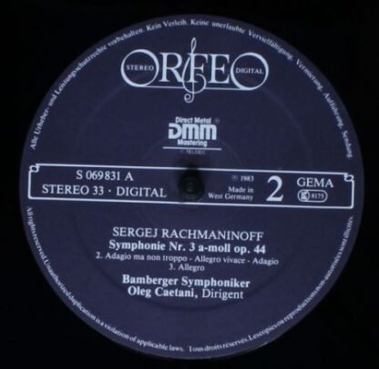 Orfeo (2) S 069831 A - Sergei Vasilyevich Rachmaninoff, Bamberge - Image 4