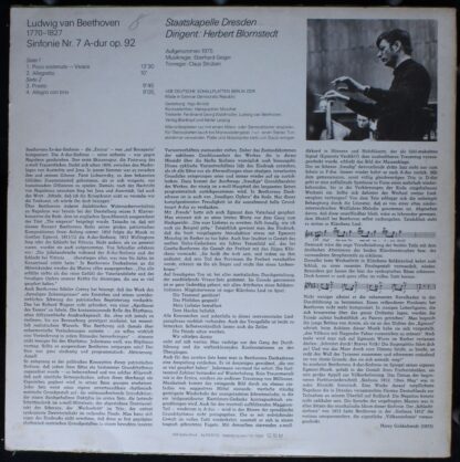 Eterna 8 26 844 - Ludwig van Beethoven, Staatskapelle Dresden, H - Image 2