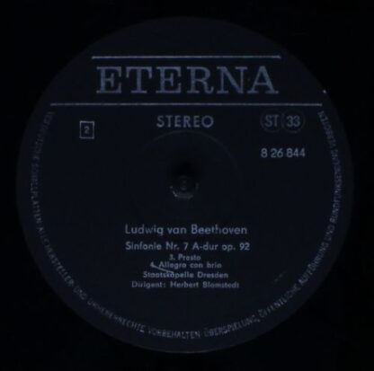 Eterna 8 26 844 - Ludwig van Beethoven, Staatskapelle Dresden, H - Image 4