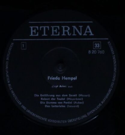 Eterna 8 20 760 - Frieda Hempel - Frieda Hempel - Sopran - Image 3