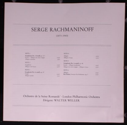 DECCA 6.35347 EX - Sergei Vasilyevich Rachmaninoff, L'Orchestre - Image 3