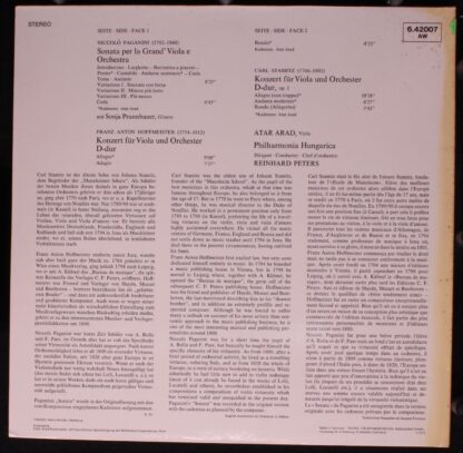 Telefunken 6.42007 - Niccolò Paganini, Carl Stamitz, Franz Anton - Image 4