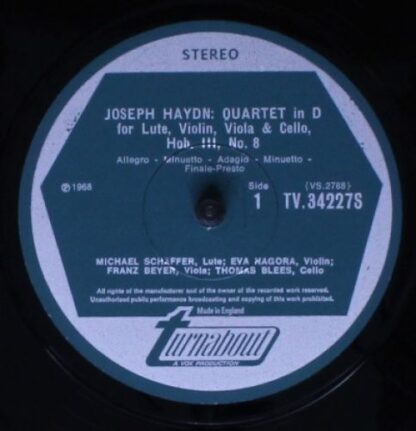 Turnabout TV 34227S - Joseph Haydn, Michael Schäffer - Music For - Image 3