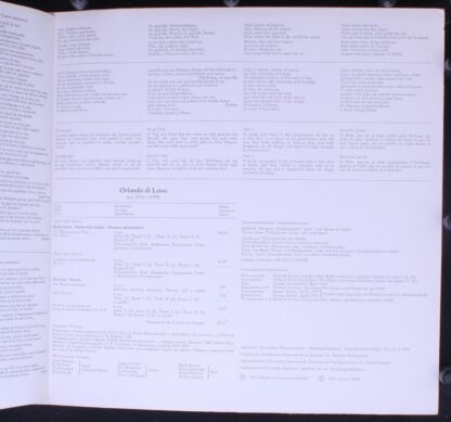 Archiv Produktion 2533 290 - Roland de Lassus, Pro Cantione Anti - Image 3