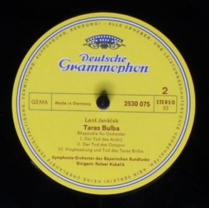 Deutsche Grammophon 2530075 - Leoš Janáček, Symphonie-Orchester - Image 4