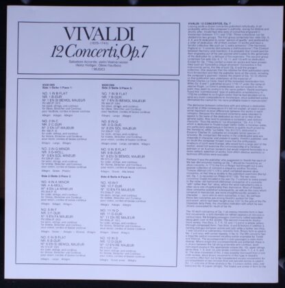 Philips 6700 100 - Antonio Vivaldi, I Musici, Salvatore Accardo, - Image 4