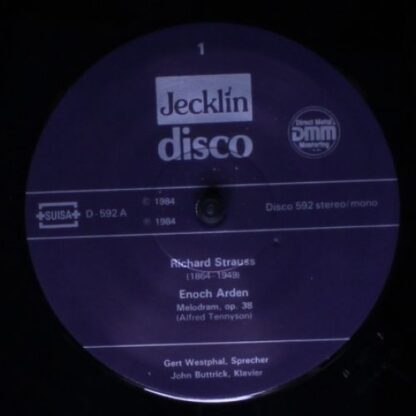 Jecklin-Disco 592 - Richard Strauss, Gert Westphal, John Buttric - Image 3
