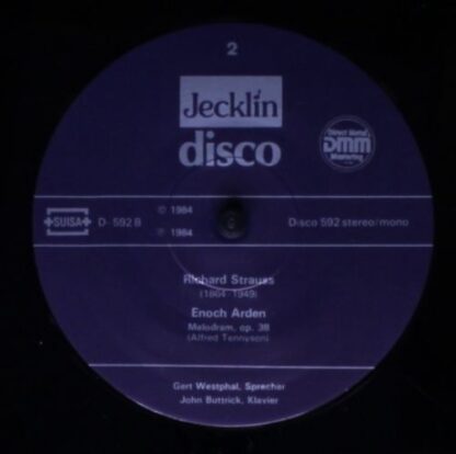 Jecklin-Disco 592 - Richard Strauss, Gert Westphal, John Buttric - Image 4