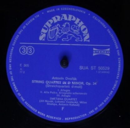 Supraphon SUA ST 50529 - Antonín Dvořák, Bohuslav Martinů, Smeta - Image 3