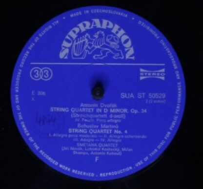 Supraphon SUA ST 50529 - Antonín Dvořák, Bohuslav Martinů, Smeta - Image 4
