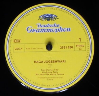 Deutsche Grammophon 2531 280 - Ravi Shankar, Alla Rakha - Raga J - Image 3