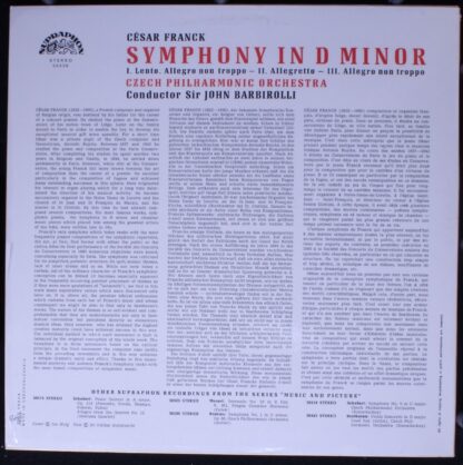 Supraphon SUA ST 50438 - César Franck, Sir John Barbirolli, The - Image 2
