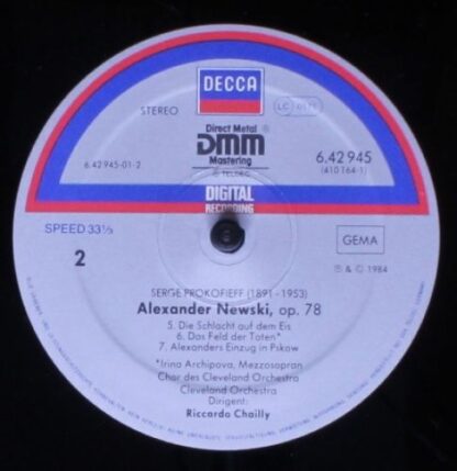 DECCA 6.42945 - Sergei Prokofiev, Ирина Архипова, The Cleveland - Image 4