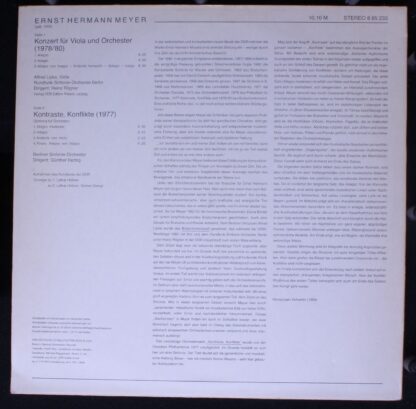 Nova 8 85 233 - Ernst Hermann Meyer - Violakonzert / Kontraste, - Image 2
