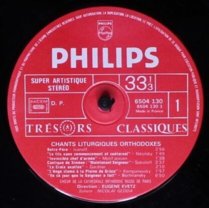 Philips 6504 130 - Choeurs Russes De La Cathédrale Saint Alexand - Image 3