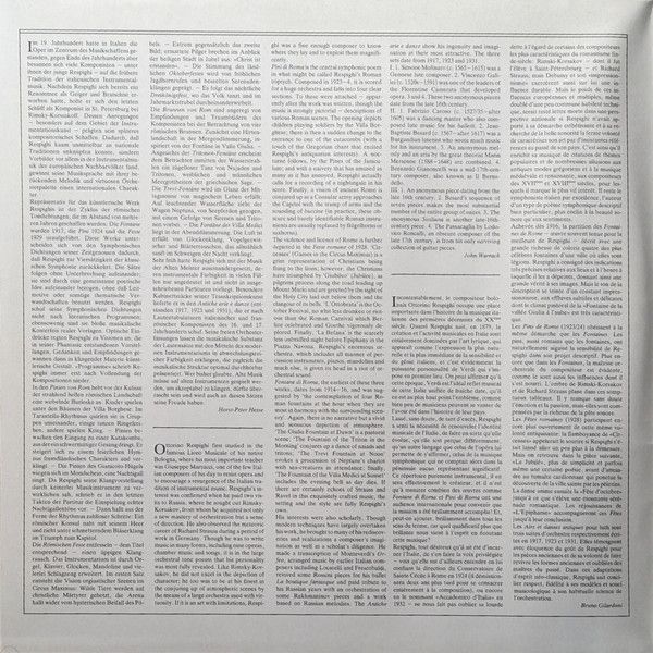 Deutsche Grammophon 413 206-1 - Ottorino Respighi, Boston Sympho - Image 3