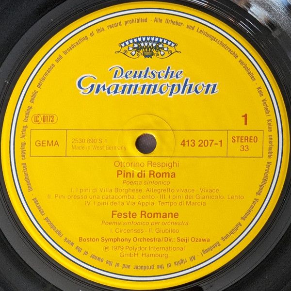 Deutsche Grammophon 413 206-1 - Ottorino Respighi, Boston Sympho - Image 5