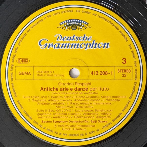Deutsche Grammophon 413 206-1 - Ottorino Respighi, Boston Sympho - Image 7