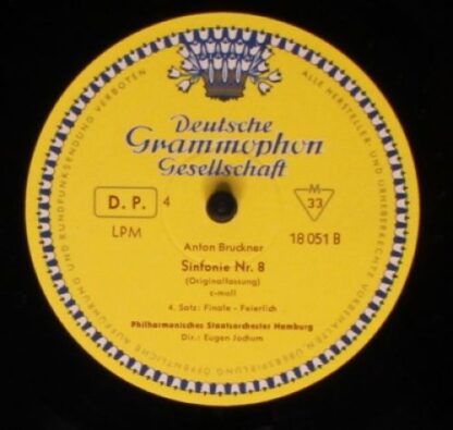 Deutsche Grammophon LPM 18 051 - Anton Bruckner, Philharmonische - Image 4