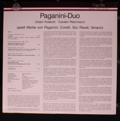 Thorofon Capella MTH 326 - Paganini-Duo, Niccolò Paganini, Arcan - Image 2