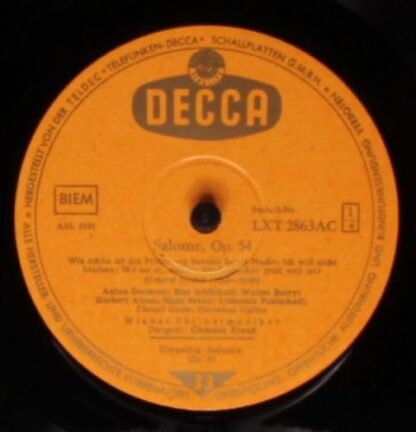 DECCA LXT 2863 / 64 - Richard Strauss, Wiener Philharmoniker, Cl - Image 5
