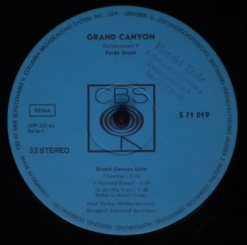 CBS S 71 019 - Ferde Grofé, Silvestre Revueltas, Leonard Bernste - Image 3