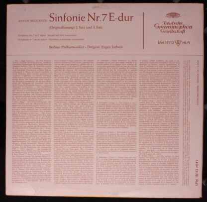 Deutsche Grammophon LPM 18 113 - Anton Bruckner, Berliner Philha - Image 2
