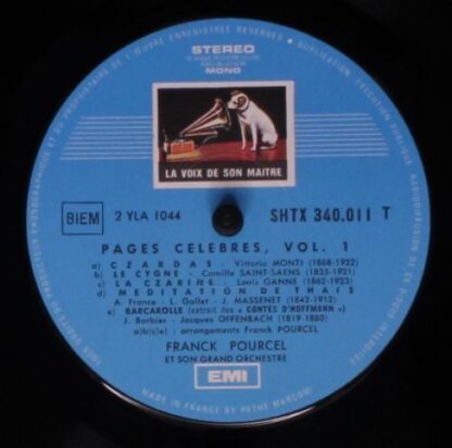 La Voix De Son Maître SHTX 340.011 - Franck Pourcel Et Son Grand - Image 4
