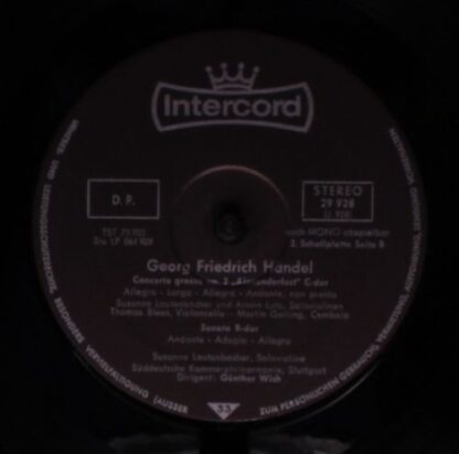 Intercord 29 928-9/1-2 - Georg Friedrich Händel, Süddeutsche Kam - Image 7