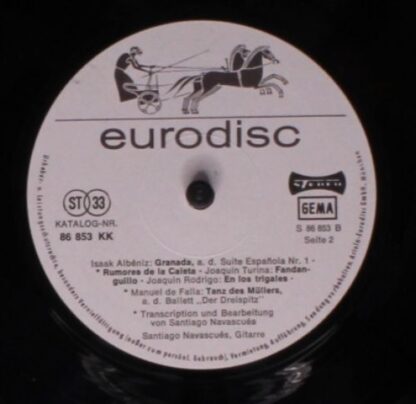 Eurodisc 86 853 KK - Santiago Navascués - Spanische Gitarrenmusi - Image 5