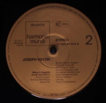 Deutsche Harmonia Mundi 1C 065-99 625 - Joseph Haydn, Stuttgarte - Image 5