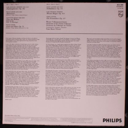 Philips 6514 068 - Wiener Volksopernorchester, Franz Bauer-Theus - Image 2