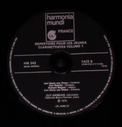 harmonia mundi France HM 342 - Guy Dangain - Repertoire Pour Les - Image 6