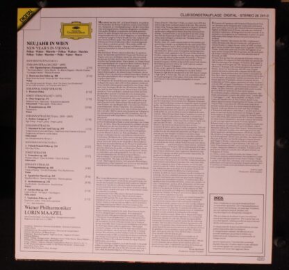 Deutsche Grammophon 26 241-0 - Lorin Maazel, Wiener Philharmonik - Image 2
