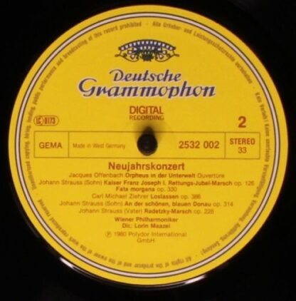 Deutsche Grammophon 2532 002 - Wiener Philharmoniker, Lorin Maaz - Image 4